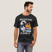 Bester Cat Vater je Cat Daddy T-Shirt (Vorne ganz)
