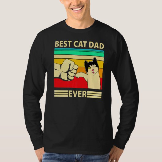 Bester Cat Vater je Cat Daddy T-Shirt (Vorderseite)
