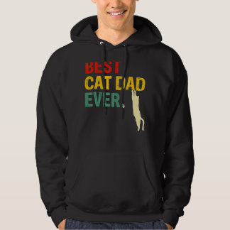 Bester Cat Vater je Cat Daddy Vatertag Hoodie