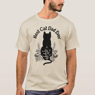 Bester Cat Vater je Cat Lover Geschenk T-Shirt