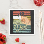 Bester Cat Vater je Cat Vater Getto Fett Serviette (Beispiel)