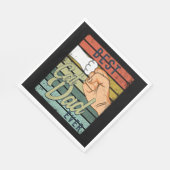 Bester Cat Vater je Cat Vater Getto Fett Serviette (Ecke)