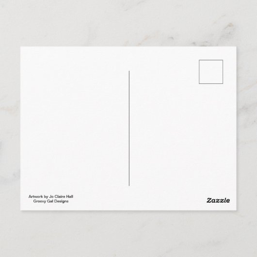 Bester Cat Vater je Chat Lover Postkarte (Rückseite)