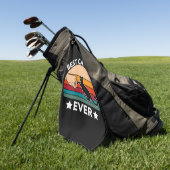 Bester Cat Vater je Faust Bump Golfhandtuch (Gras)