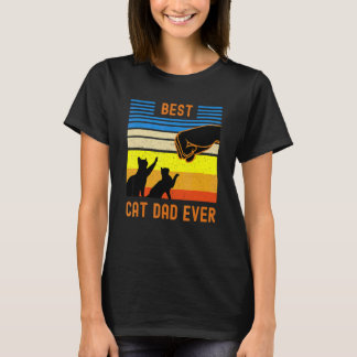 Bester Cat-Vater je Faustschlag für Pelzpapa T-Shirt