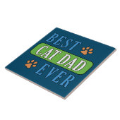 Bester Cat Vater je Fliese (Seite)