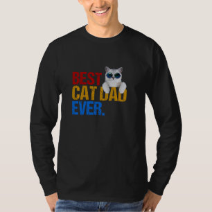 Bester Cat Vater je Fun Cat Eigentümer Vater Kitty T-Shirt