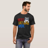 Bester Cat Vater je Fun Cat Eigentümer Vater Küche T-Shirt (Vorne ganz)