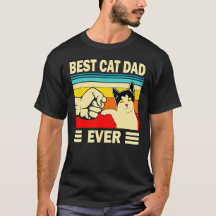Bester Cat Vater je Funny Cat Daddy Vatertag T-Shirt