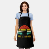Bester Cat Vater je Geschenk Schürze (Getragen)