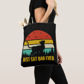 Bester Cat Vater je Geschenk Tasche (Von Nahem)