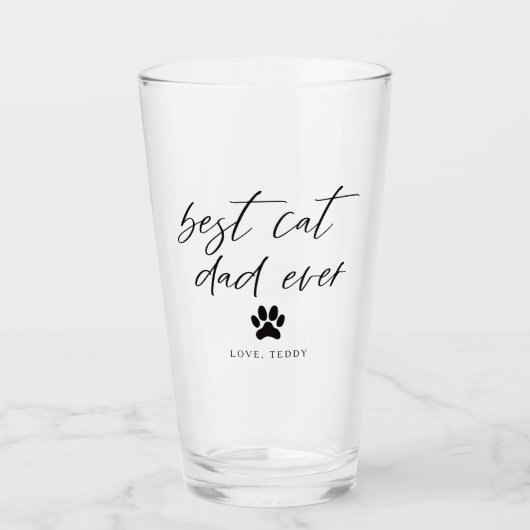 Bester Cat Vater je Glas (Vorderseite)