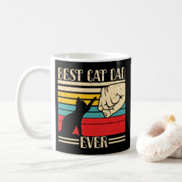 Bester Cat Vater je Kaffee Tasse