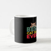 Bester Cat Vater je Kaffeetasse (Vorderseite Links)