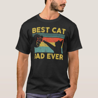 Bester Cat Vater je Katze Daddy Vatertag T-Shirt