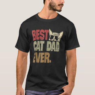 Bester Cat Vater je Katzen Daddy T-Shirt