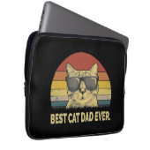 Bester Cat Vater je Laptopschutzhülle (Vorne Rechts)