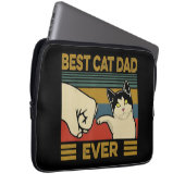 Bester Cat Vater je Laptopschutzhülle (Vorne Rechts)