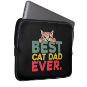 Bester Cat Vater je Laptopschutzhülle (Vorne Rechts)