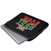 Bester Cat Vater je Laptopschutzhülle (Vorne Knopf)