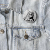 Bester Cat Vater je Modernes, benutzerdefiniertes Button (Beispiel)