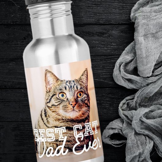 Bester Cat Vater je Modernes, benutzerdefiniertes Edelstahlflasche