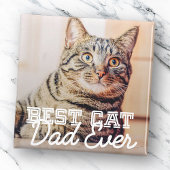 Bester Cat Vater je Modernes, benutzerdefiniertes Magnet