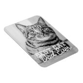 Bester Cat Vater je Modernes, benutzerdefiniertes  Magnet (Rechte Seite)