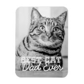 Bester Cat Vater je Modernes, benutzerdefiniertes  Magnet (Vertikal)