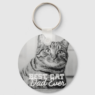 Bester Cat Vater je Modernes, benutzerdefiniertes  Schlüsselanhänger