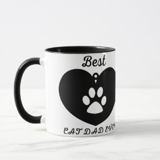Bester Cat Vater je Modernes, benutzerdefiniertes  Tasse