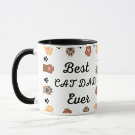 Bester Cat Vater je Modernes, benutzerdefiniertes  Tasse