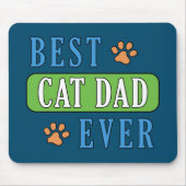 Bester Cat Vater je Mousepad (Vorne)