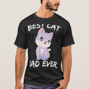 Bester Cat Vater je Niedlich Kitten Katze Daddy Va T-Shirt