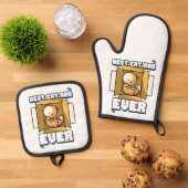 Bester Cat Vater je Ofenhandschuh & Topflappen-Set (Oben Unten)