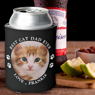 Bester Cat Vater je Paw druckt kundenspezifisches Dosenkühler