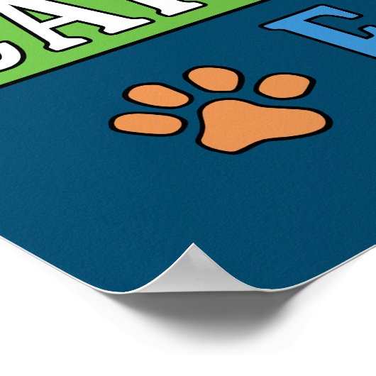 Bester Cat Vater je Poster (Ecke)