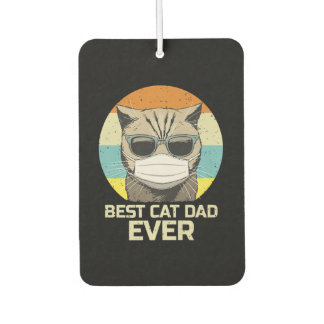 Bester Cat Vater je | Sonnenbrillen Face Mask Gesc Autolufterfrischer