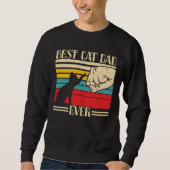 Bester Cat Vater je Sweatshirt (Vorderseite)