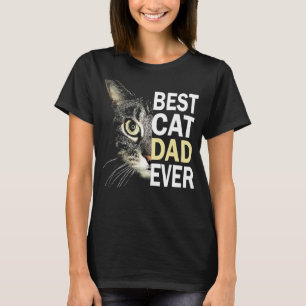 Bester Cat Vater je T-Cat Daddy Vatertag T-Shirt