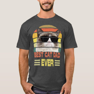 Bester Cat Vater je T-Shirt