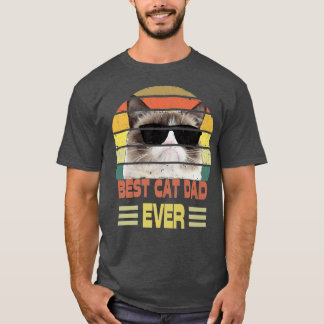 Bester Cat Vater je T-Shirt