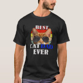 Bester Cat Vater je T-Shirt (Vorderseite)