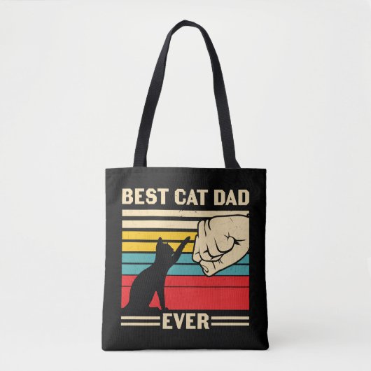 Bester Cat Vater je Tasche (Vorderseite)