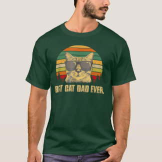 Bester Cat Vater je tee Funny Cat Daddy Vatertag V