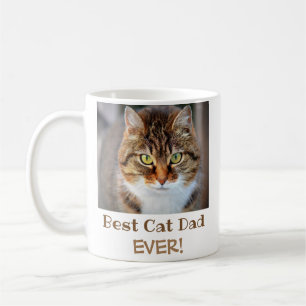 Bester Cat Vater je Tier Foto Kaffeetasse