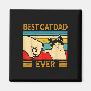 Bester Cat Vater je Vatertag Geschenk Papa für Magnet