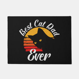 Bester Cat Vater je Vintag Bester Cat Vater je Ges Fußmatte