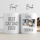 Bester Cat Vater Jeden Personalisierten Foto Cat L Kaffeetasse