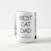 Bester Cat Vater Kaffee Tasse (Mittel)